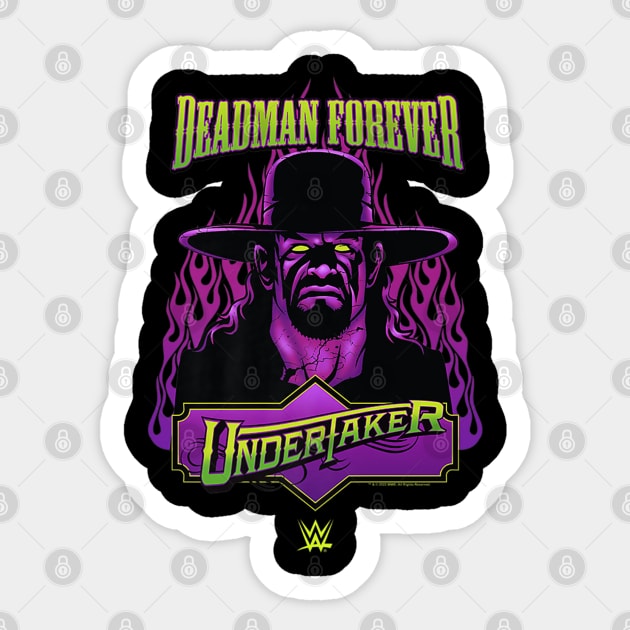 Undertaker Deadman Forever Neon Sticker by Holman